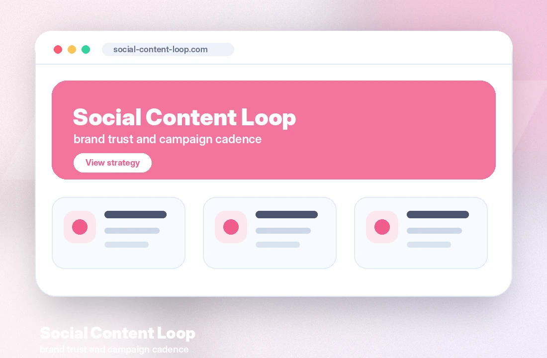 Social Content Loop project preview